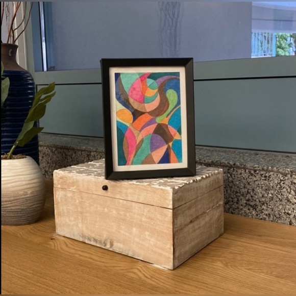 🎉HOST PICK🎉 Framed Original 5 x 7 artwork called “The Dance” NWOT - Picture 3 of 5